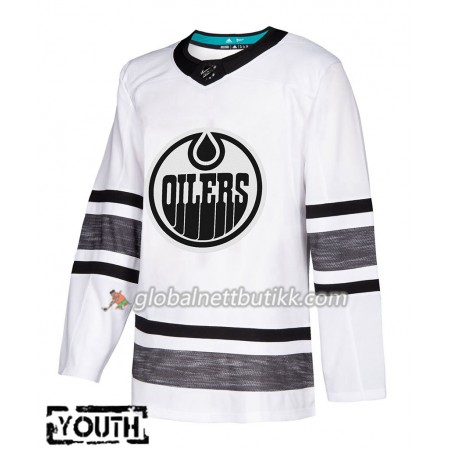 Edmonton Oilers Hockeydrakt Blank Hvit 2019 NHL All-Star Adidas Authentic - Barn